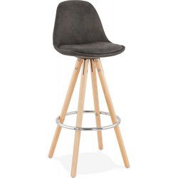 MARKA halfhoge snackkruk 41x41x87 cm Grijs