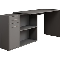 Meubella Bureau Nomi - Grijs - 120 cm