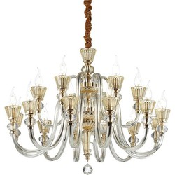 Ideal Lux - Strauss - Hanglamp - Metaal - E14 - Goud
