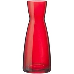 Bloemboeketten zandloper vaas rood 20 cm - Vazen