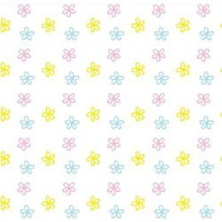 Duni Paasservet Bloemen Multi 33x33 cm