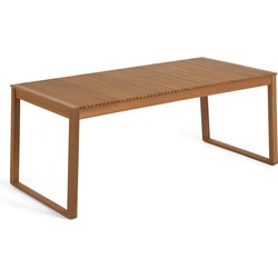 Kave Home - Emili outdoor tafel in massief acaciahout, 180 x 90 cm FSC 100%