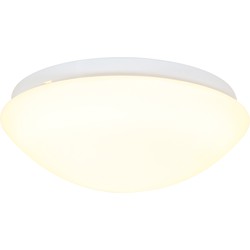 Moderne Plafonniére - Steinhauer - Glas - Modern - LED - L: 400cm - Voor Binnen - Woonkamer - Eetkamer - Wit