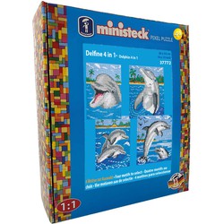 Ministeck Ministeck Ministeck Dolphins with Background 4in1 - XL Box - 3100pcs