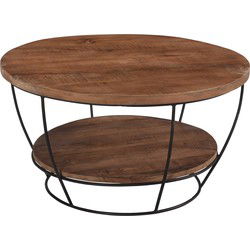 Brix - Salontafel Brix Evan - 85x85x44cm - Mangohout