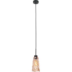 Steinhauer hanglamp Vidrio - zwart - metaal - 13 cm - E27 fitting - 3831ZW