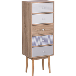 FOLEY - Commode - Lichtgrijs - MDF