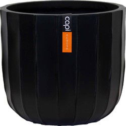 Pot bol Craft 9x8 zwart bloempot