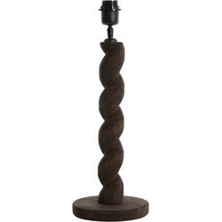 Light & Living - tafellamp - Nanno - grijs - hout - losse armatuur - E27 - 8314827