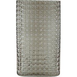 Vase - Ribble - Glass - Brown - 15x8x25cm