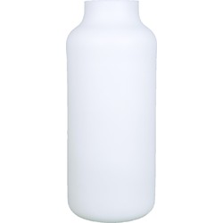 Bloemenvaas - mat wit glas - H35 x D15 cm - Vazen