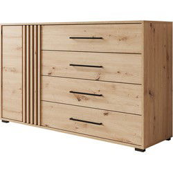 Meubella - Dressoir Adyson - Eiken - 138 cm