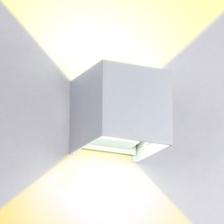 Groenovatie LED Wandlamp 7W Verstelbaar Warm Wit, Wit