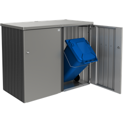 ContainerBox Alex Variant 1 Zilver Metallic - Biohort