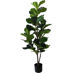 Ficus Lyrata 130 cm kunstplant - Buitengewoon de Boet