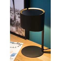 Designer zwarte desktop lamp E14 15cm