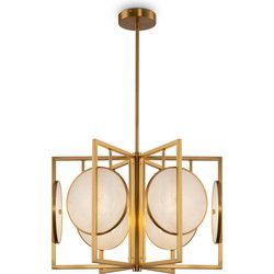 Maytoni - Hanglamp Marmo - Goud - Ø51,7