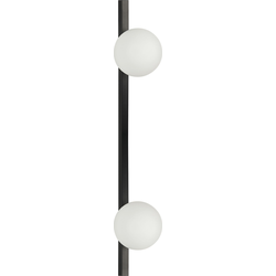 ISABELLA - Wandlamp 2 lampen - Zwart - IJzer