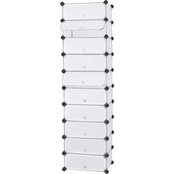 Schoenenrek 10 Modulaire Compartimenten - L43 cm