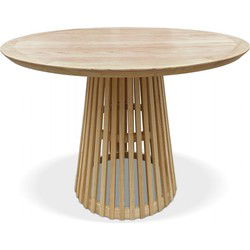 Ronde eettafel PERI 120x120x77 cm Beige