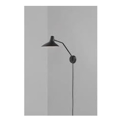 Stoere en industriële design wandlamp zwart