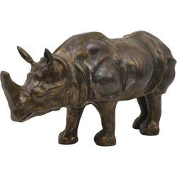 Light & Living - Ornament RHINO - 53x22x24cm - Brons