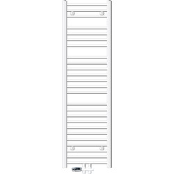 Badkamerradiator Sahara 400 x 1500 mm Wit recht + midden aansluiting