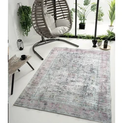 Ninova Vintage Roze vloerkleed - Wasbaar - 120 X 170 CM