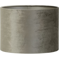 Cilinder Lampenkap Zinc - Taupe - Ø30x21cm
