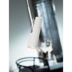 Hanglamp design zwart of wit richtbaar 270mm hoog