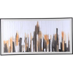 PTMD Wandpaneel Gustas - 122x4x62 cm - Poly - Bruin