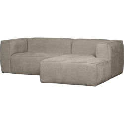 WOOOD Bean Chaise Longue Rechts - Melange - Travertin - 73x254x178