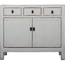 Fine Asianliving Antieke Chinese Dressoir Wit High Gloss