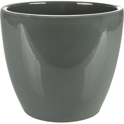 Ter Steege Bloempot - antraciet - Scandinavische look - 16 x 13 cm - Plantenpotten