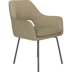 Housecraft Living Mos Eetkamerstoel Metaal Pistache groen