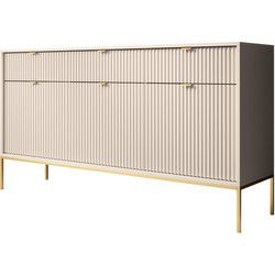 Meubella - Dressoir Navil 2 - Beige - 154 cm