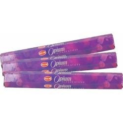 60 stokjes Opium wierook - Wierookstokjes