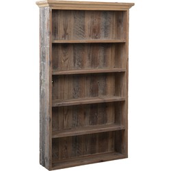 Clayre & Eef Wandkast  61x16x100 cm Bruin Hout Rechthoek Opbergkast