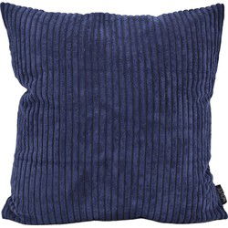 Sierkussen Corduroy Donkerblauw | 45 x 45 cm | Polyester