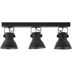 Light & Living - Hang-/wandlamp ELIANO  - 65x18x25cm - Zwart