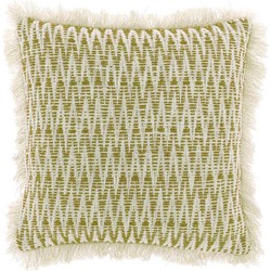 Unique Living - Kussen Zach 45x45cm Olive Green