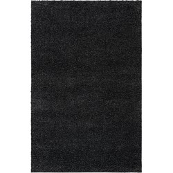 Safavieh Shaggy Indoor Woven Area Rug, Milan Shag Collection, SG180, in Dark Grey, 183 X 274 cm