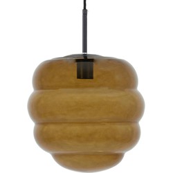 Light and Living hanglamp  - zwart - glas - 2961264