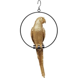 Kare Decofiguur Swinging Parrot Gold