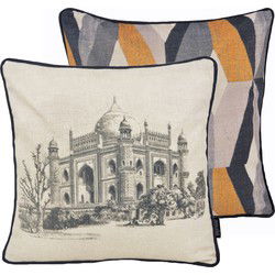 Sierkussen Velvet Taj Mahal | 45 x 45 cm | Polyester
