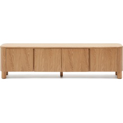 Kave Home - TV-meubel Salaya van FSC Mix Credit essenmultiplex 200 x 52 cm