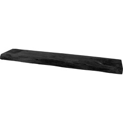 Wandplank Pure Zwart Mangohout 120 cm