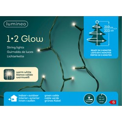 Kerstverlichting strengen - warm wit - 223 leds - 210 cm - Kerstverlichting kerstboom