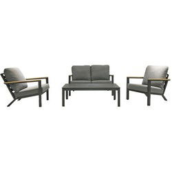 Cardiff Sofa Loungeset 4 Antraciet
