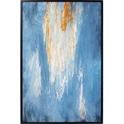 Schilderij Artistas Blue 120x180cm